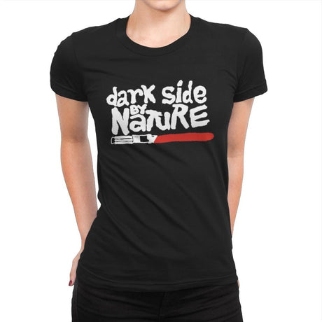 Dark Nature - Womens Premium T-Shirts RIPT Apparel Small / Black