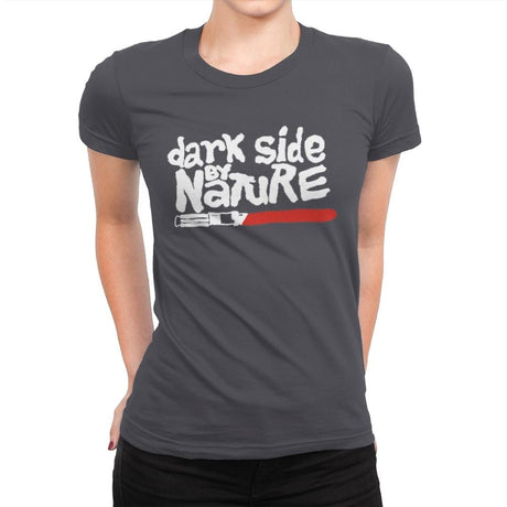 Dark Nature - Womens Premium T-Shirts RIPT Apparel Small / Heavy Metal