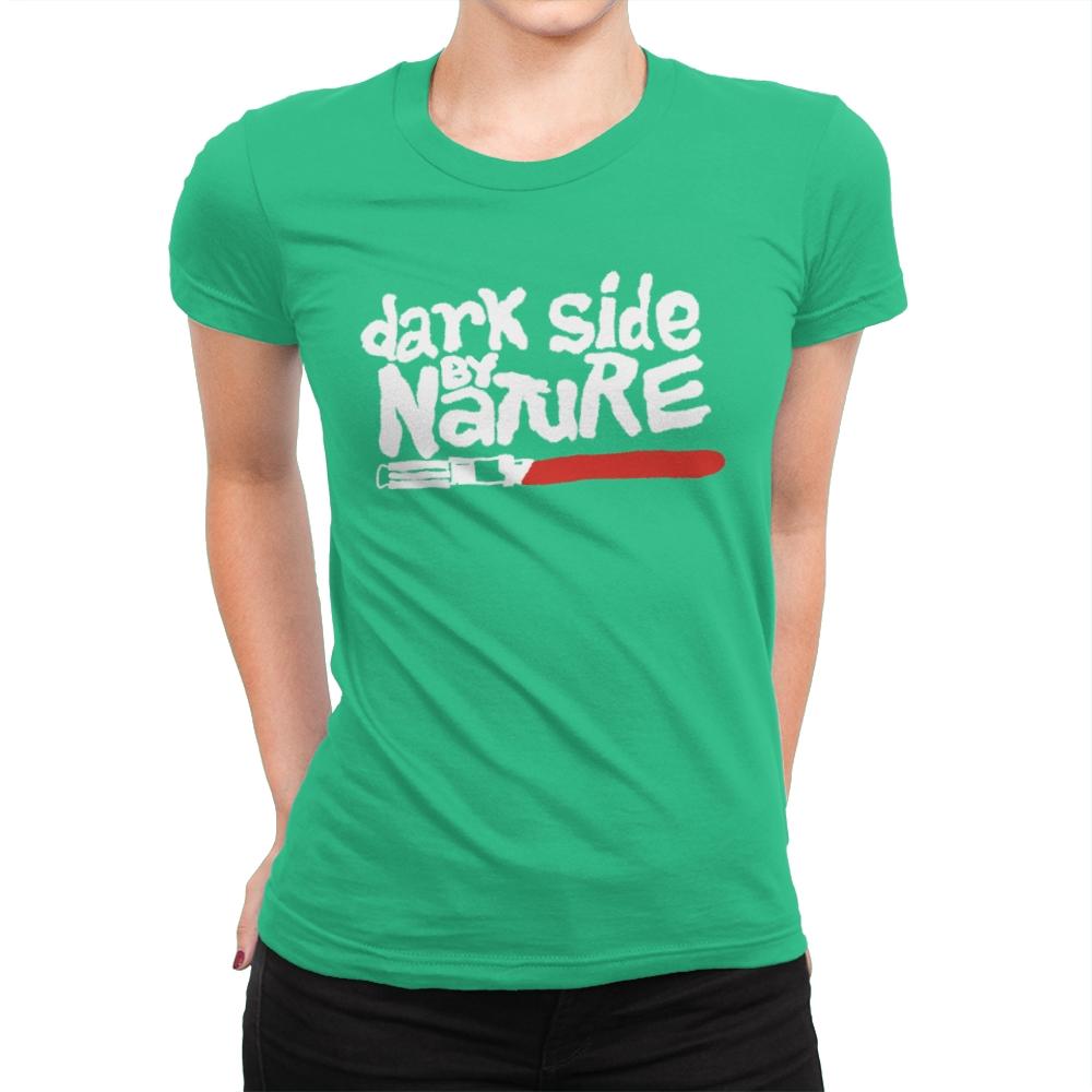 Dark Nature - Womens Premium T-Shirts RIPT Apparel Small / Kelly Green