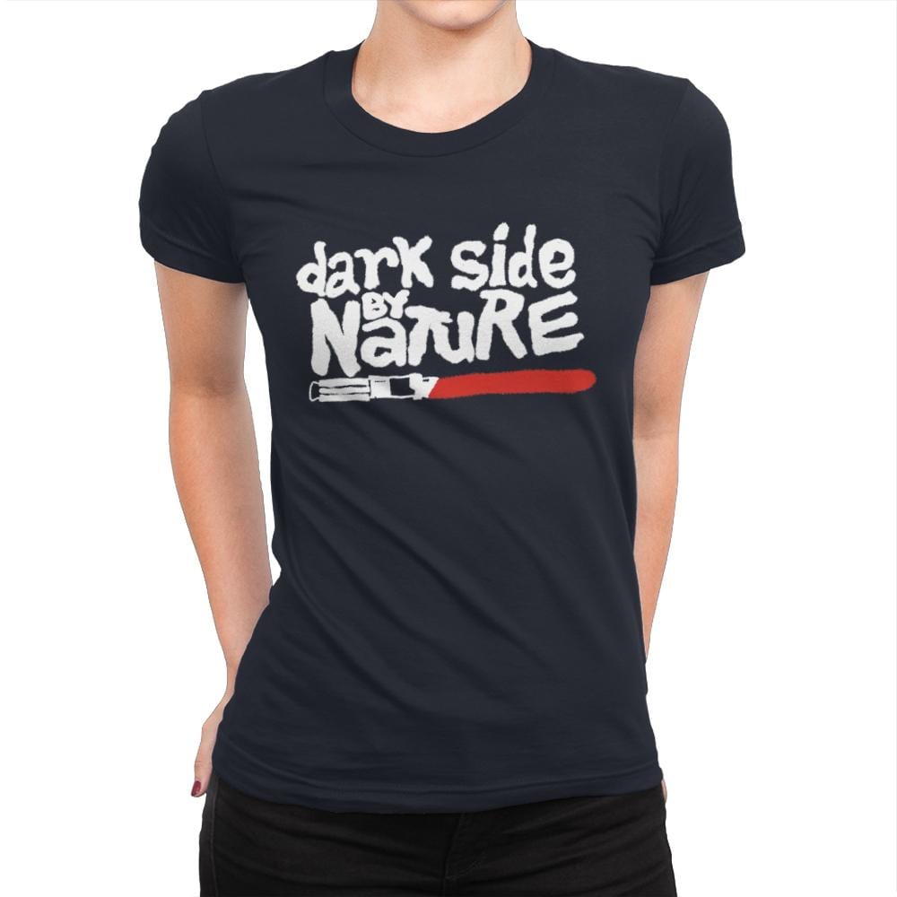 Dark Nature - Womens Premium T-Shirts RIPT Apparel Small / Midnight Navy