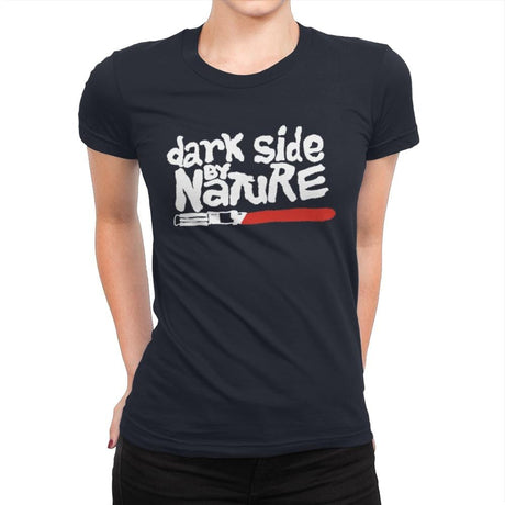 Dark Nature - Womens Premium T-Shirts RIPT Apparel Small / Midnight Navy