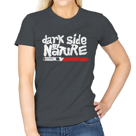 Dark Nature - Womens T-Shirts RIPT Apparel Small / Charcoal