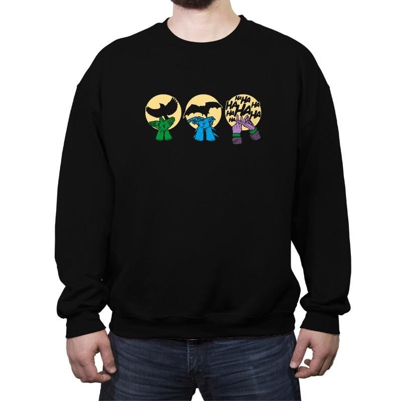 Dark Night Activities - Crew Neck Sweatshirt Crew Neck Sweatshirt RIPT Apparel