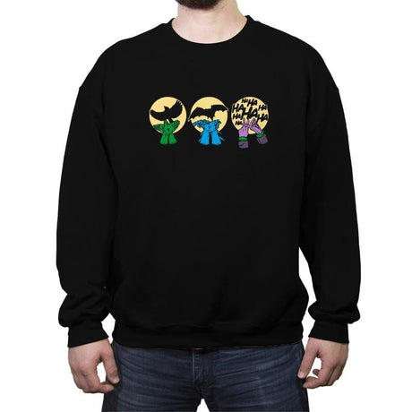 Dark Night Activities - Crew Neck Sweatshirt Crew Neck Sweatshirt RIPT Apparel