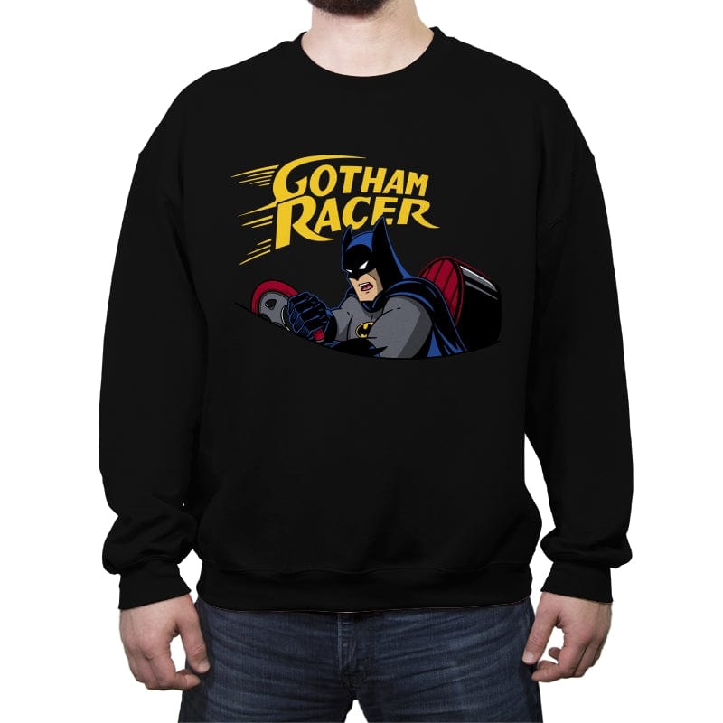 Dark Racer - Crew Neck Sweatshirt Crew Neck Sweatshirt RIPT Apparel Small / Black