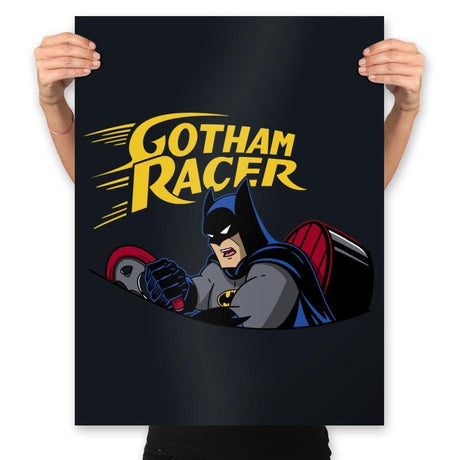 Dark Racer - Prints Posters RIPT Apparel 18x24 / Black