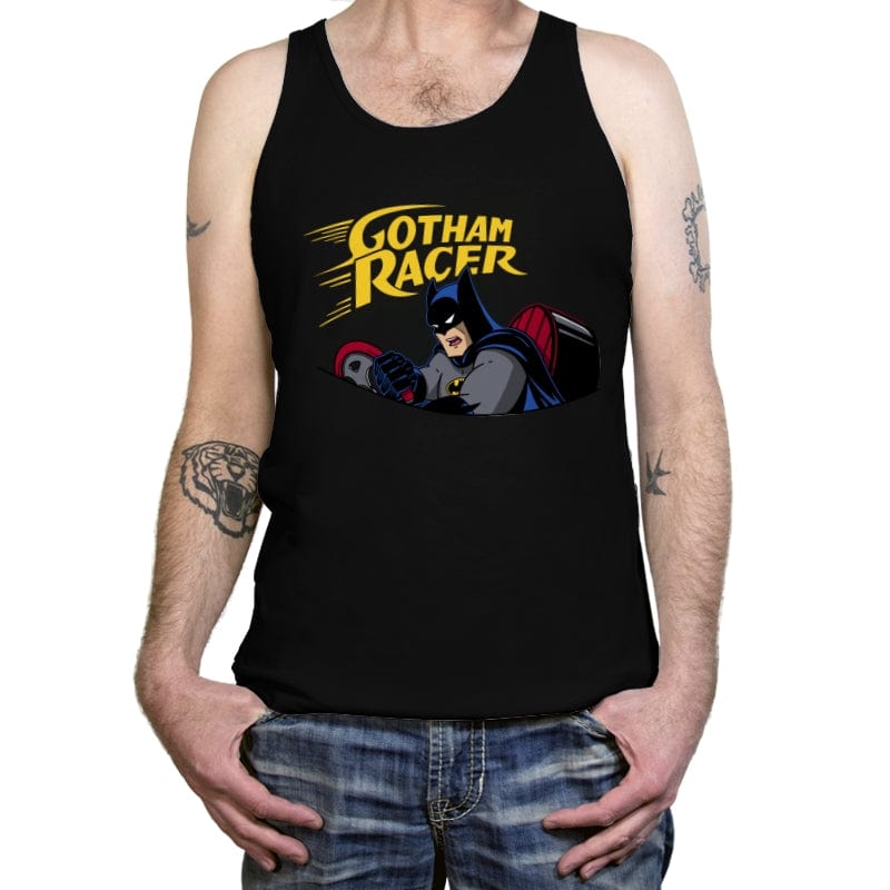 Dark Racer - Tanktop Tanktop RIPT Apparel X-Small / Black