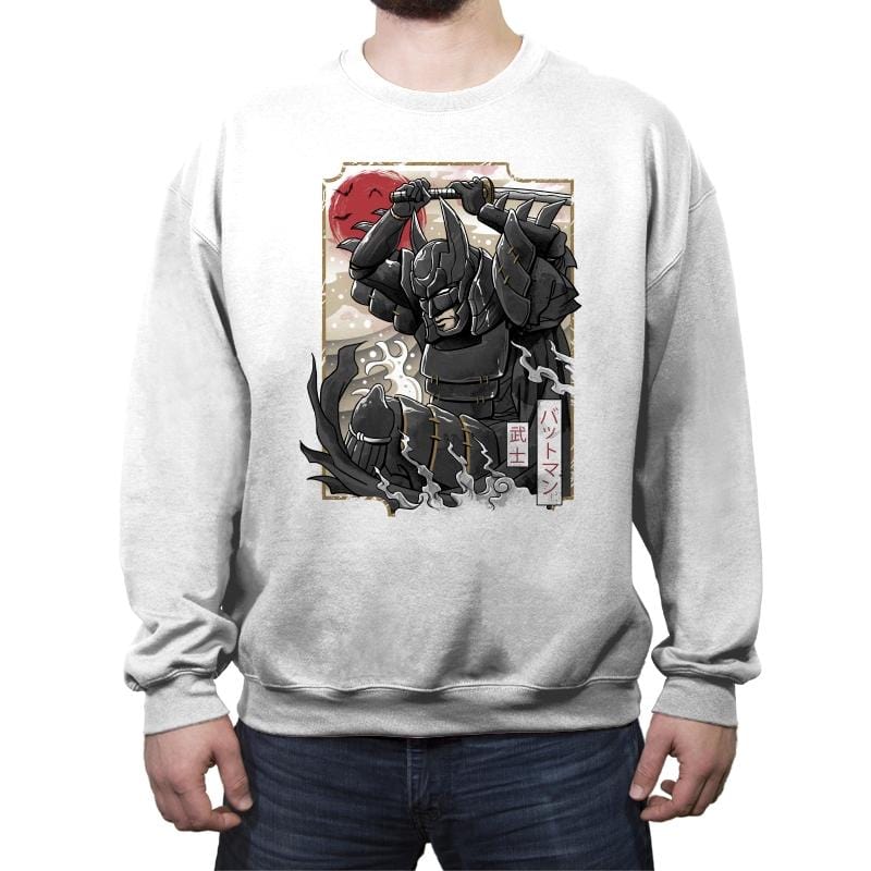 Dark Samurai Knight - Crew Neck Sweatshirt Crew Neck Sweatshirt RIPT Apparel