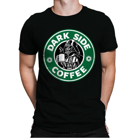 Dark Side Coffee - Mens Premium T-Shirts RIPT Apparel Small / Black