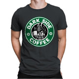 Dark Side Coffee - Mens Premium T-Shirts RIPT Apparel Small / Heavy Metal