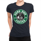 Dark Side Coffee - Womens Premium T-Shirts RIPT Apparel Small / Midnight Navy