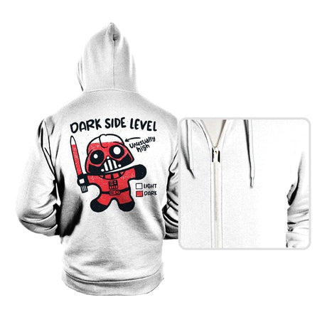 Dark Side Level - Hoodies Hoodies RIPT Apparel Small / White