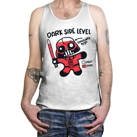 Dark Side Level - Tanktop Tanktop RIPT Apparel X-Small / White
