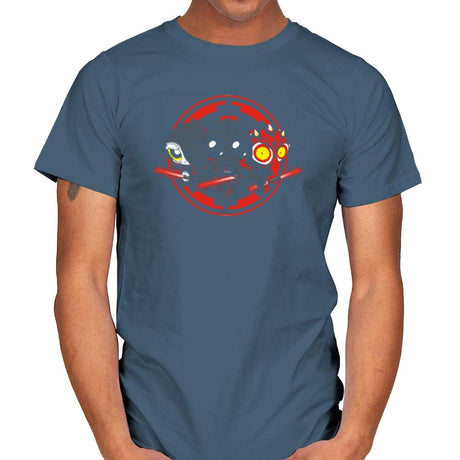 Dark Side  - Miniature Mayhem - Mens T-Shirts RIPT Apparel Small / Indigo Blue