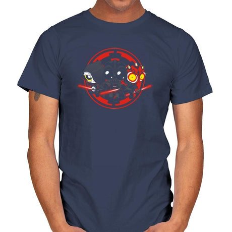 Dark Side  - Miniature Mayhem - Mens T-Shirts RIPT Apparel Small / Navy