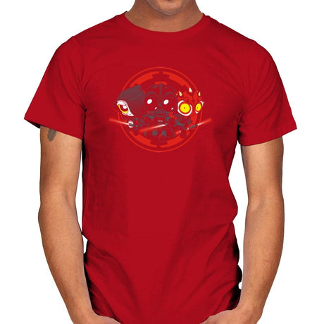 Dark Side  - Miniature Mayhem - Mens T-Shirts RIPT Apparel Small / Red