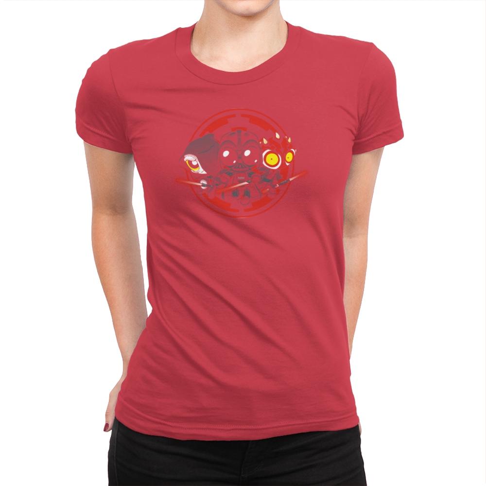 Dark Side  - Miniature Mayhem - Womens Premium T-Shirts RIPT Apparel Small / Red