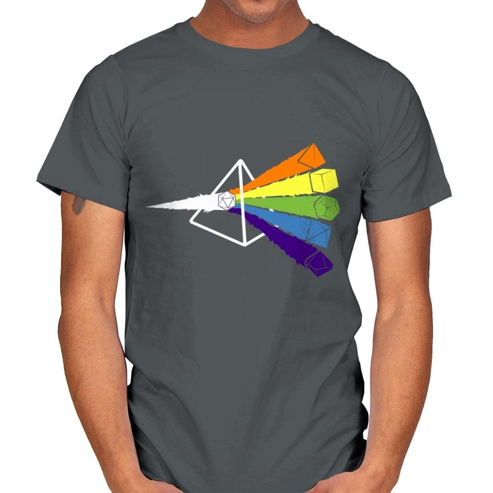 Dark Side o' The Dice - Mens T-Shirts RIPT Apparel Small / Charcoal