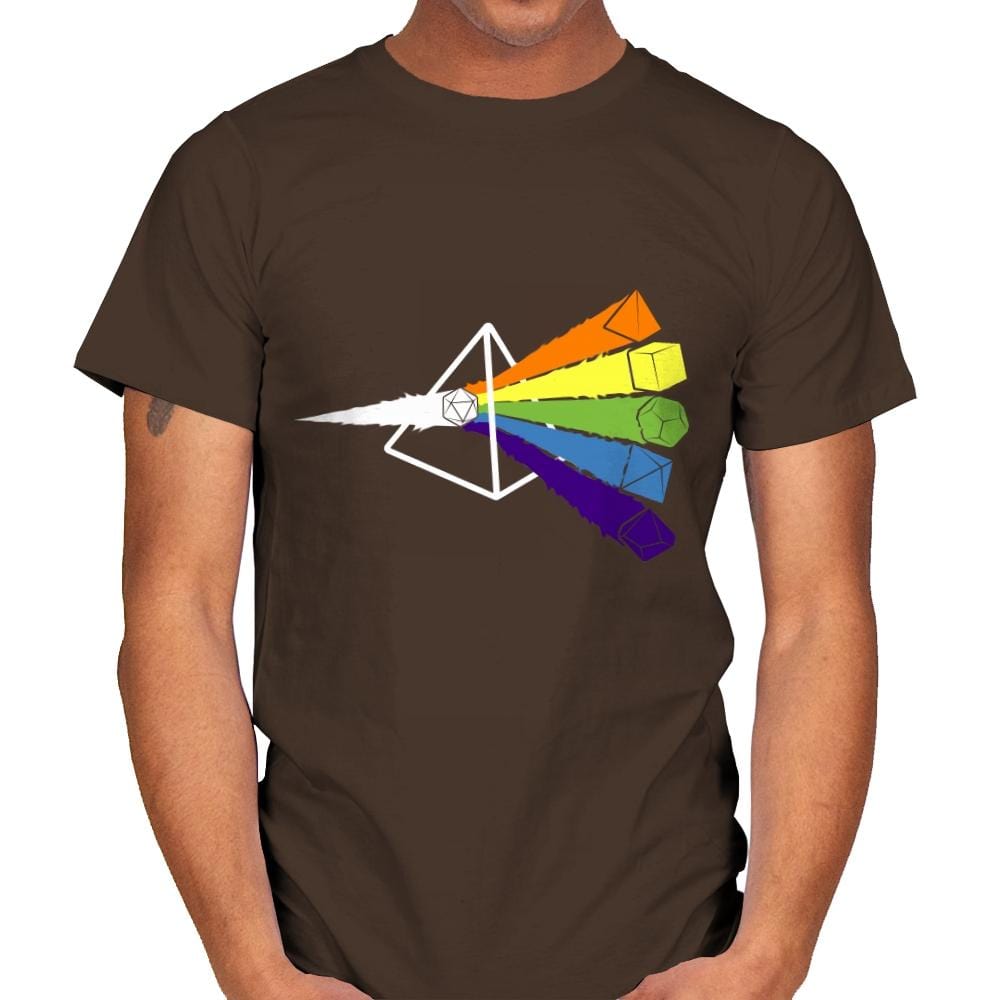 Dark Side o' The Dice - Mens T-Shirts RIPT Apparel Small / Dark Chocolate