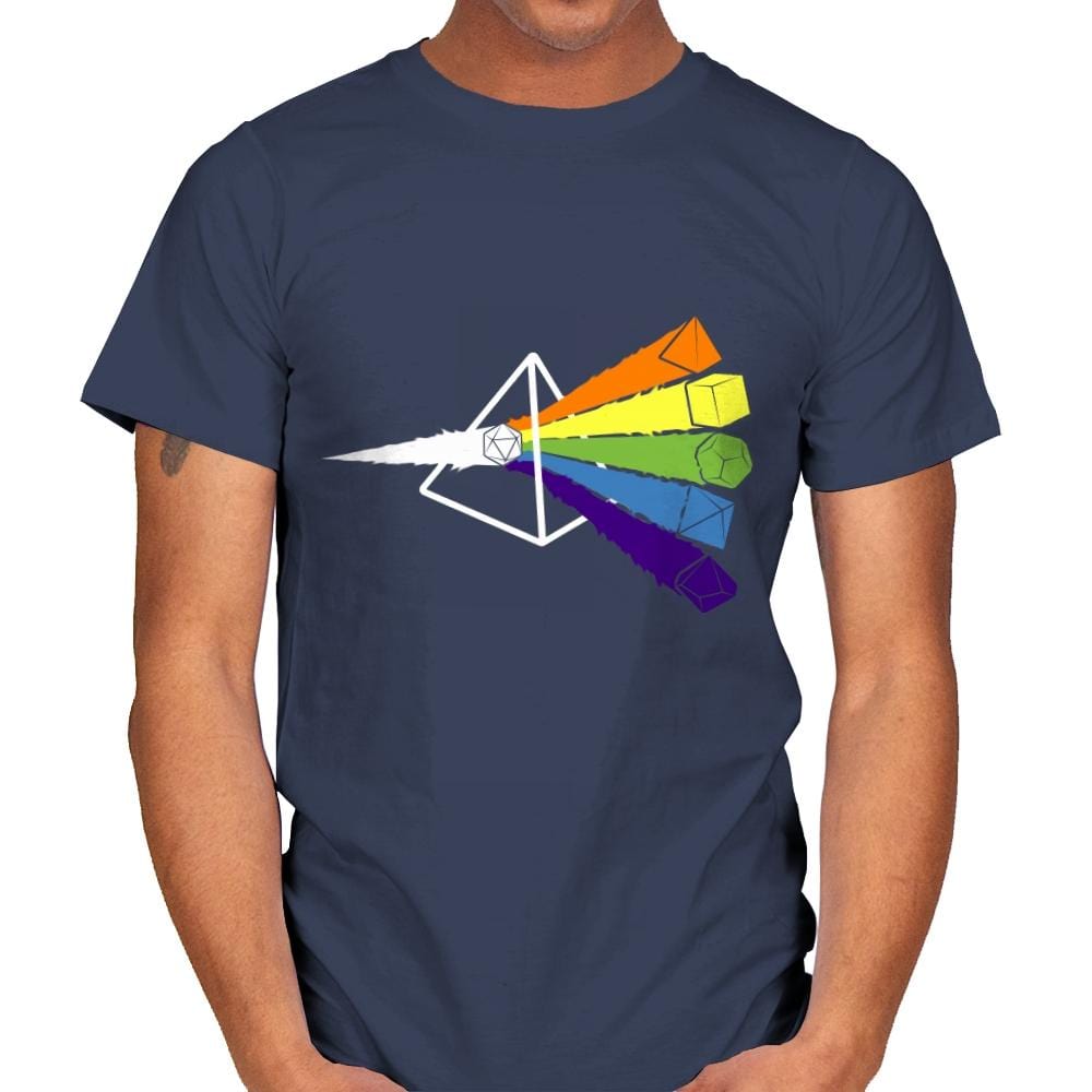 Dark Side o' The Dice - Mens T-Shirts RIPT Apparel Small / Navy