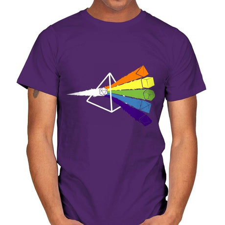 Dark Side o' The Dice - Mens T-Shirts RIPT Apparel Small / Purple