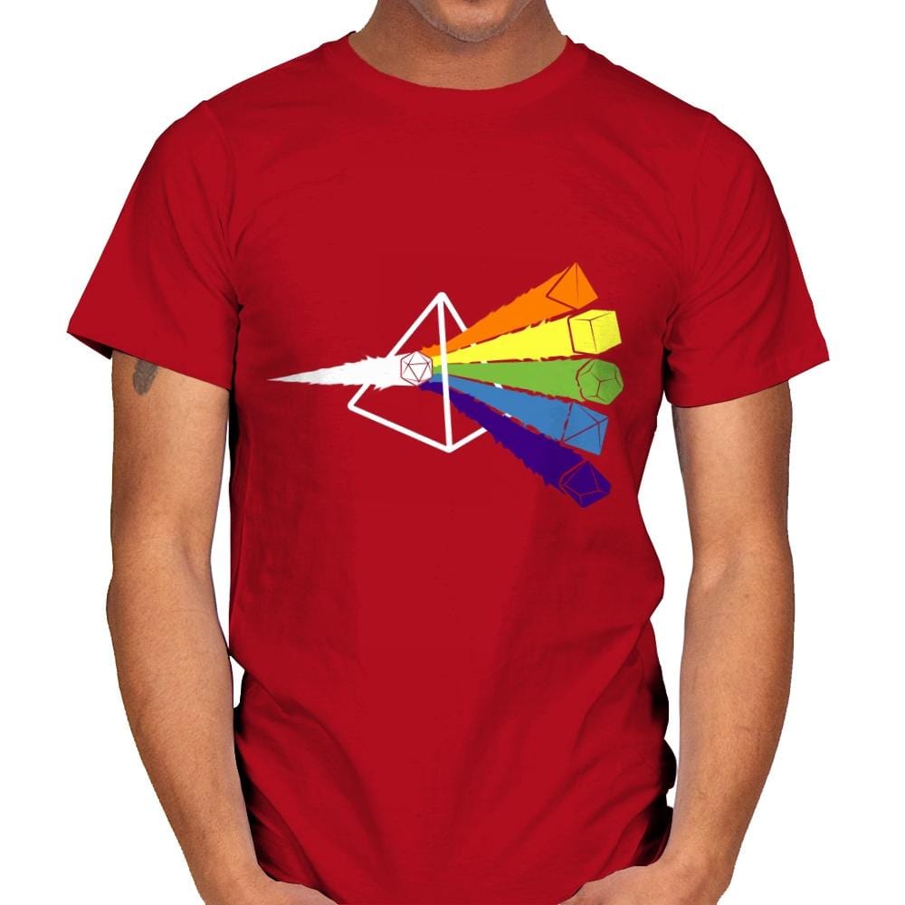 Dark Side o' The Dice - Mens T-Shirts RIPT Apparel Small / Red