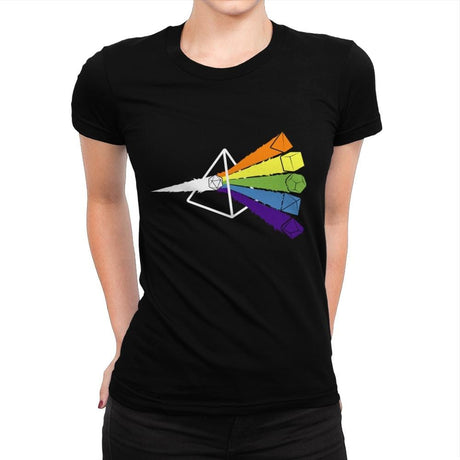 Dark Side o' The Dice - Womens Premium T-Shirts RIPT Apparel Small / Indigo