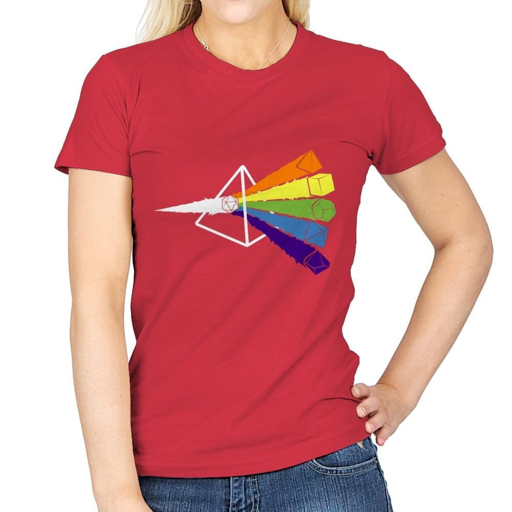 Dark Side o' The Dice - Womens T-Shirts RIPT Apparel Small / Red