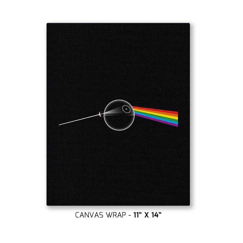 Dark Side of... That's NO MOON! Exclusive - Canvas Wraps Canvas Wraps RIPT Apparel 11x14 inch