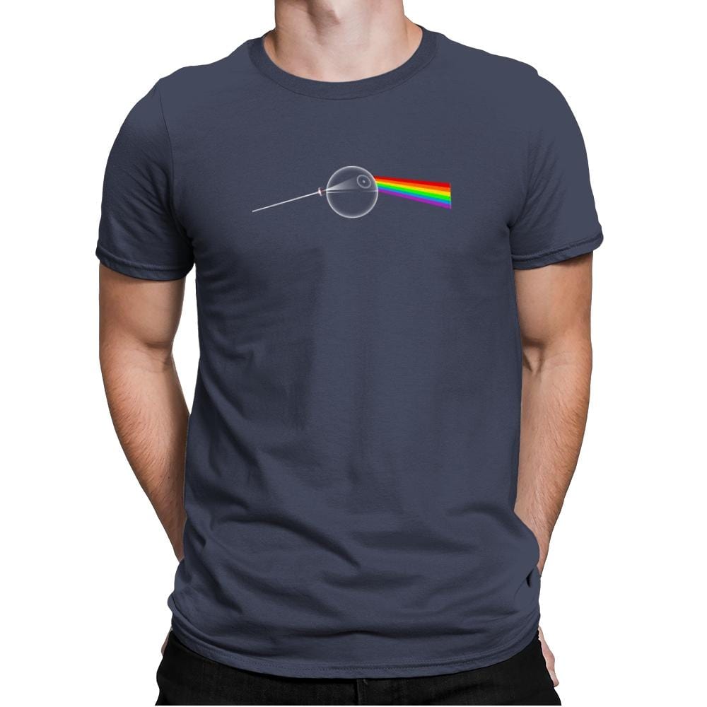 Dark Side of... That's NO MOON! Exclusive - Mens Premium T-Shirts RIPT Apparel Small / Indigo