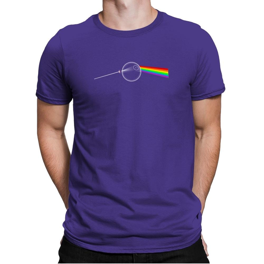 Dark Side of... That's NO MOON! Exclusive - Mens Premium T-Shirts RIPT Apparel Small / Purple Rush