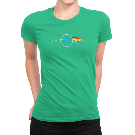 Dark Side of the CPU Exclusive - Womens Premium T-Shirts RIPT Apparel Small / Kelly Green