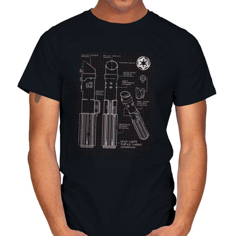 Dark Side Schematics - Mens T-Shirts RIPT Apparel Small / Black