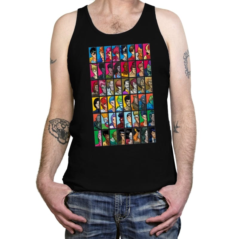Dark Tournament Fighters - Tanktop Tanktop RIPT Apparel X-Small / Black