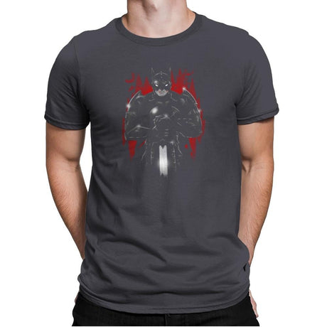 Darkest Knight Exclusive - Mens Premium T-Shirts RIPT Apparel Small / Heavy Metal