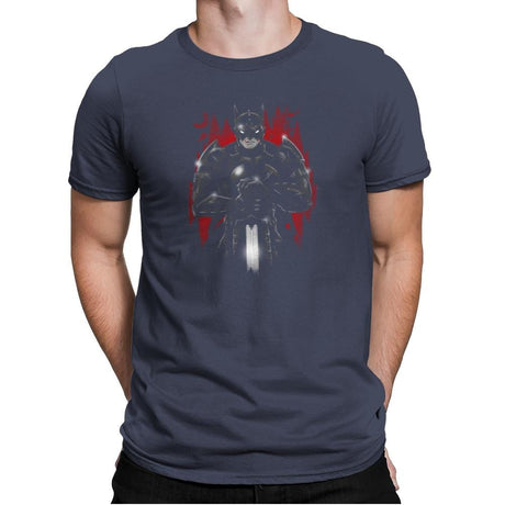 Darkest Knight Exclusive - Mens Premium T-Shirts RIPT Apparel Small / Indigo