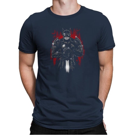 Darkest Knight Exclusive - Mens Premium T-Shirts RIPT Apparel Small / Midnight Navy