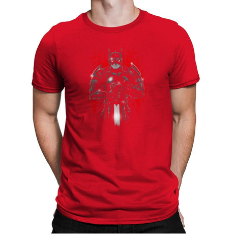 Darkest Knight Exclusive - Mens Premium T-Shirts RIPT Apparel Small / Red