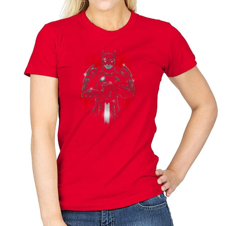 Darkest Knight Exclusive - Womens T-Shirts RIPT Apparel Small / Red
