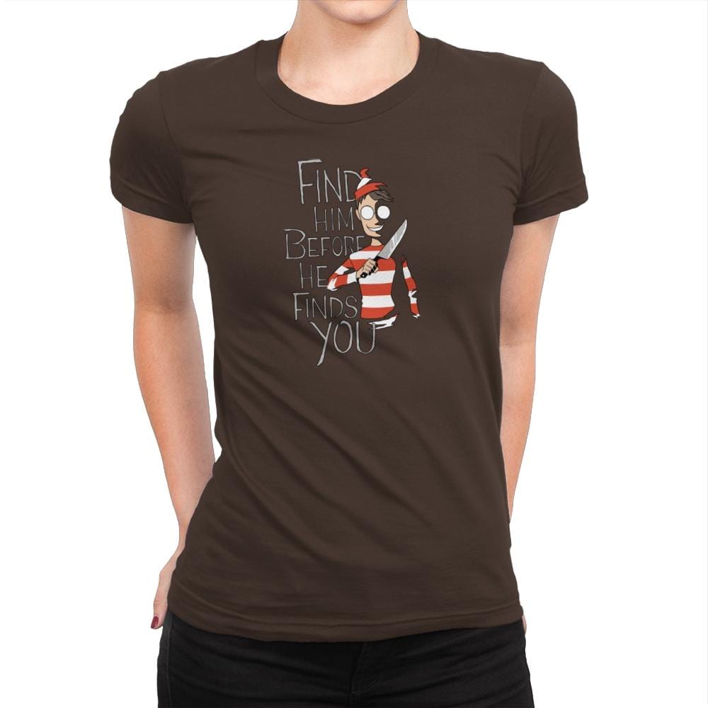 Darkness - Miniature Mayhem - Womens Premium T-Shirts RIPT Apparel Small / Dark Chocolate