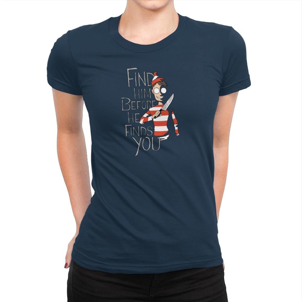 Darkness - Miniature Mayhem - Womens Premium T-Shirts RIPT Apparel Small / Midnight Navy