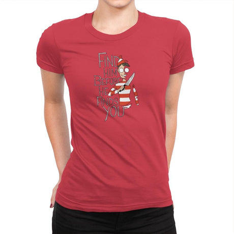 Darkness - Miniature Mayhem - Womens Premium T-Shirts RIPT Apparel Small / Red