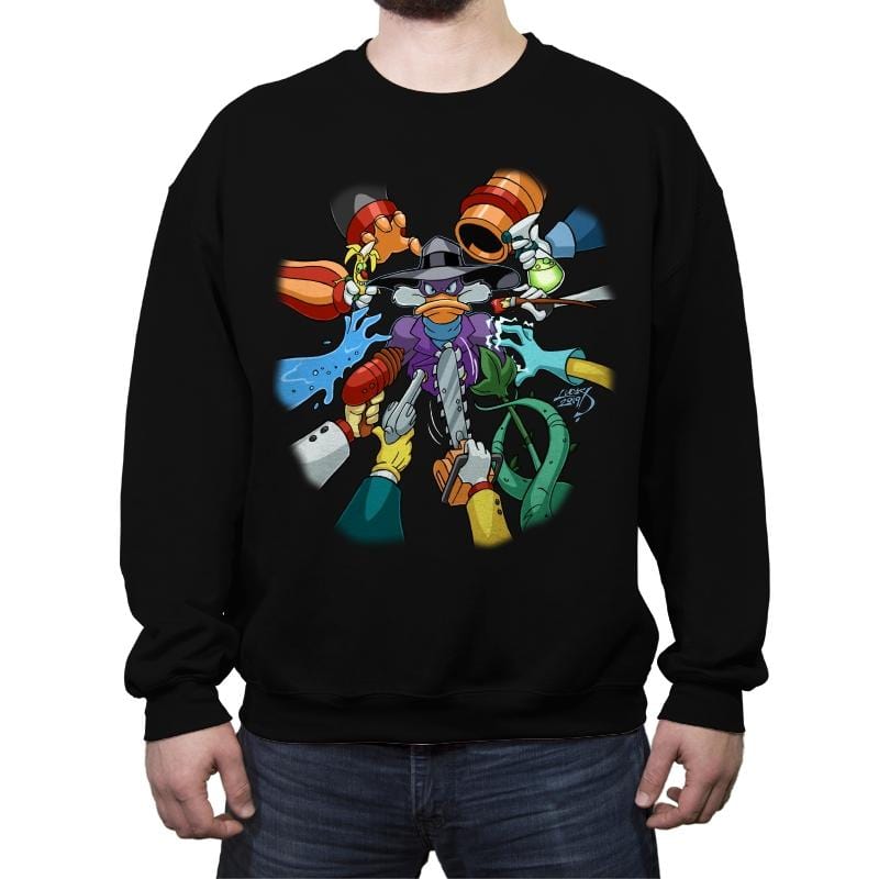 Darkwick Duck - Crew Neck Sweatshirt Crew Neck Sweatshirt RIPT Apparel Small / 151515