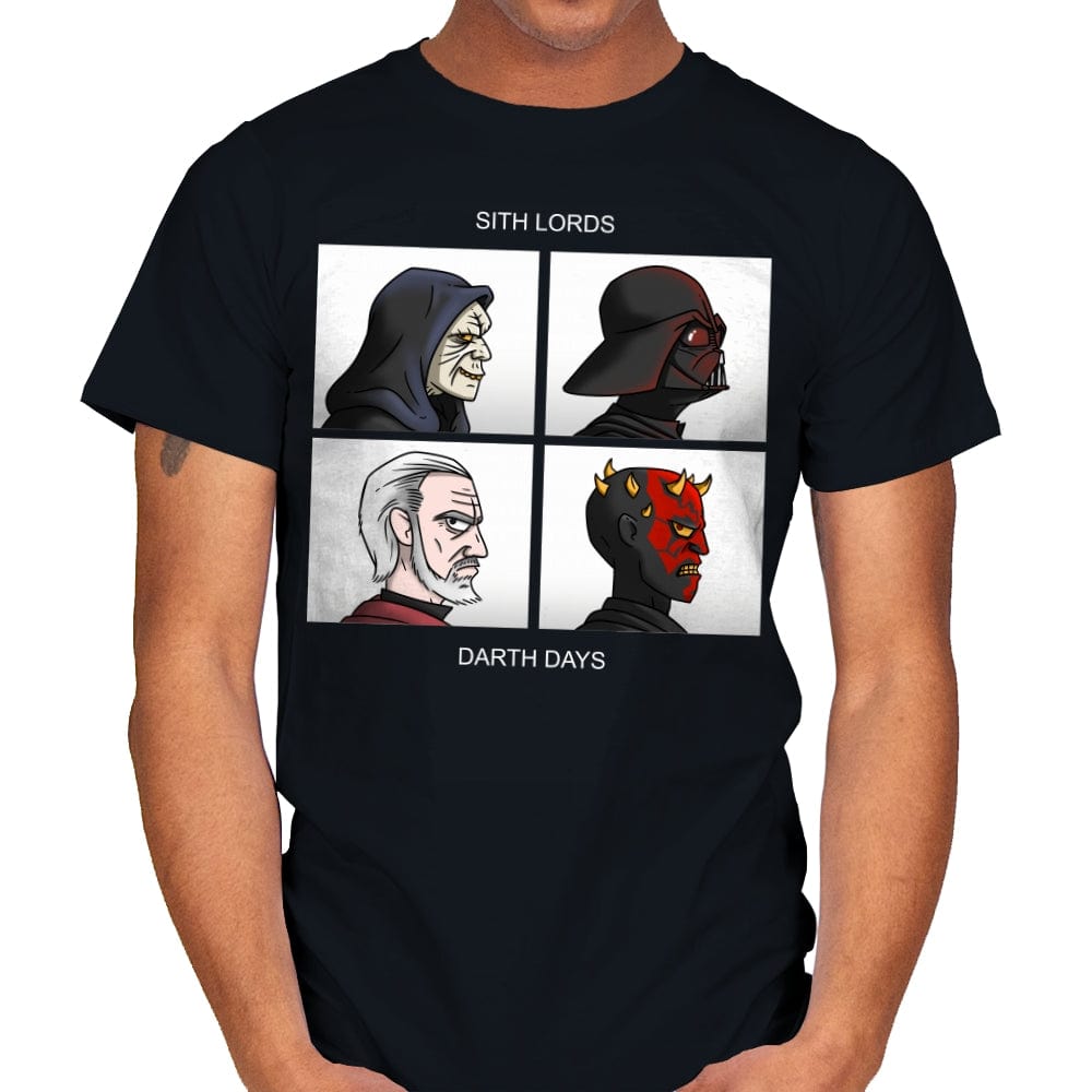 Darth Days - Mens T-Shirts RIPT Apparel Small / Black