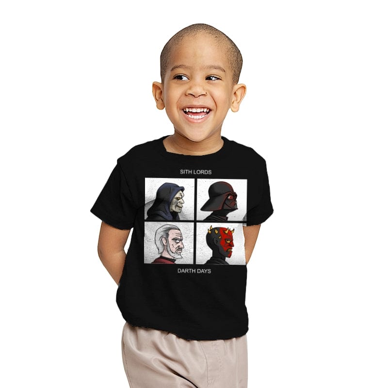Darth Days - Youth T-Shirts RIPT Apparel X-small / Black