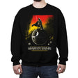 Darth Star - Crew Neck Sweatshirt Crew Neck Sweatshirt RIPT Apparel Small / Black