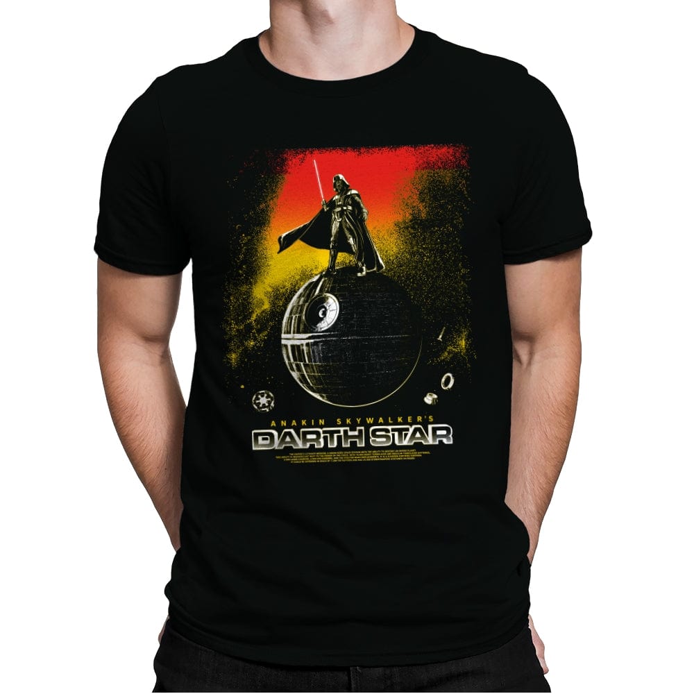 Darth Star - Mens Premium T-Shirts RIPT Apparel Small / Black