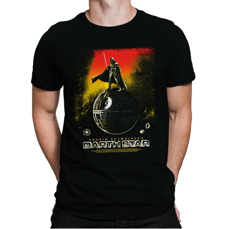 Darth Star - Mens Premium T-Shirts RIPT Apparel Small / Black