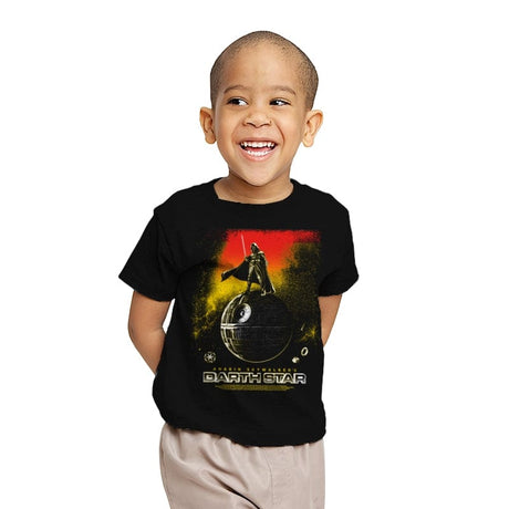 Darth Star - Youth T-Shirts RIPT Apparel X-small / Black
