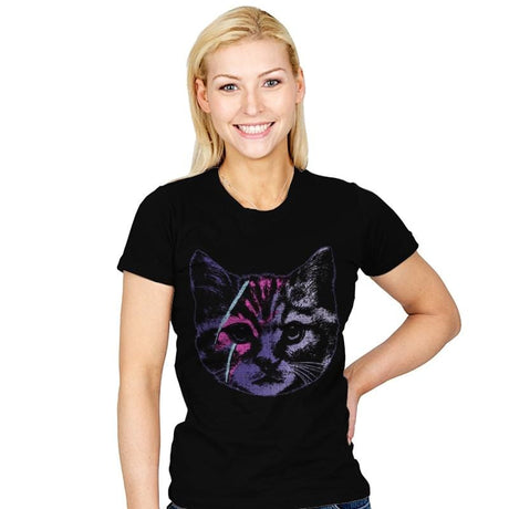 David Meowie - Womens T-Shirts RIPT Apparel